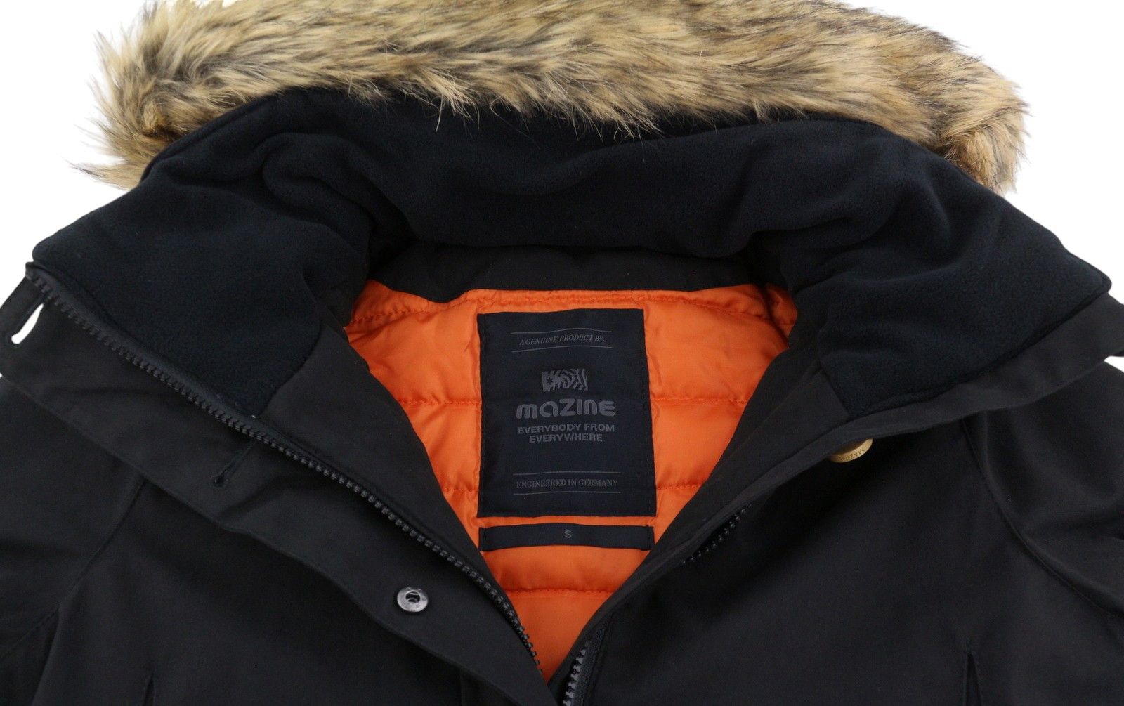 Other CALGARY PARKA S Black Padded Hooded Mid Length 88051 Size S / US 4 / IT 40 - 5 Thumbnail
