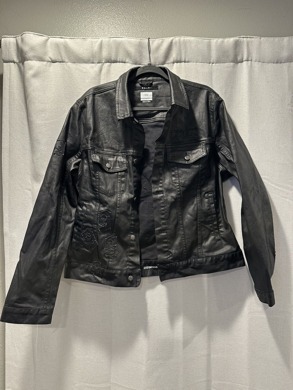 999 Club × Ksubi Ksubi 999 club black waxy jacket Size US L / EU 52-54 / 3 - 1 Thumbnail