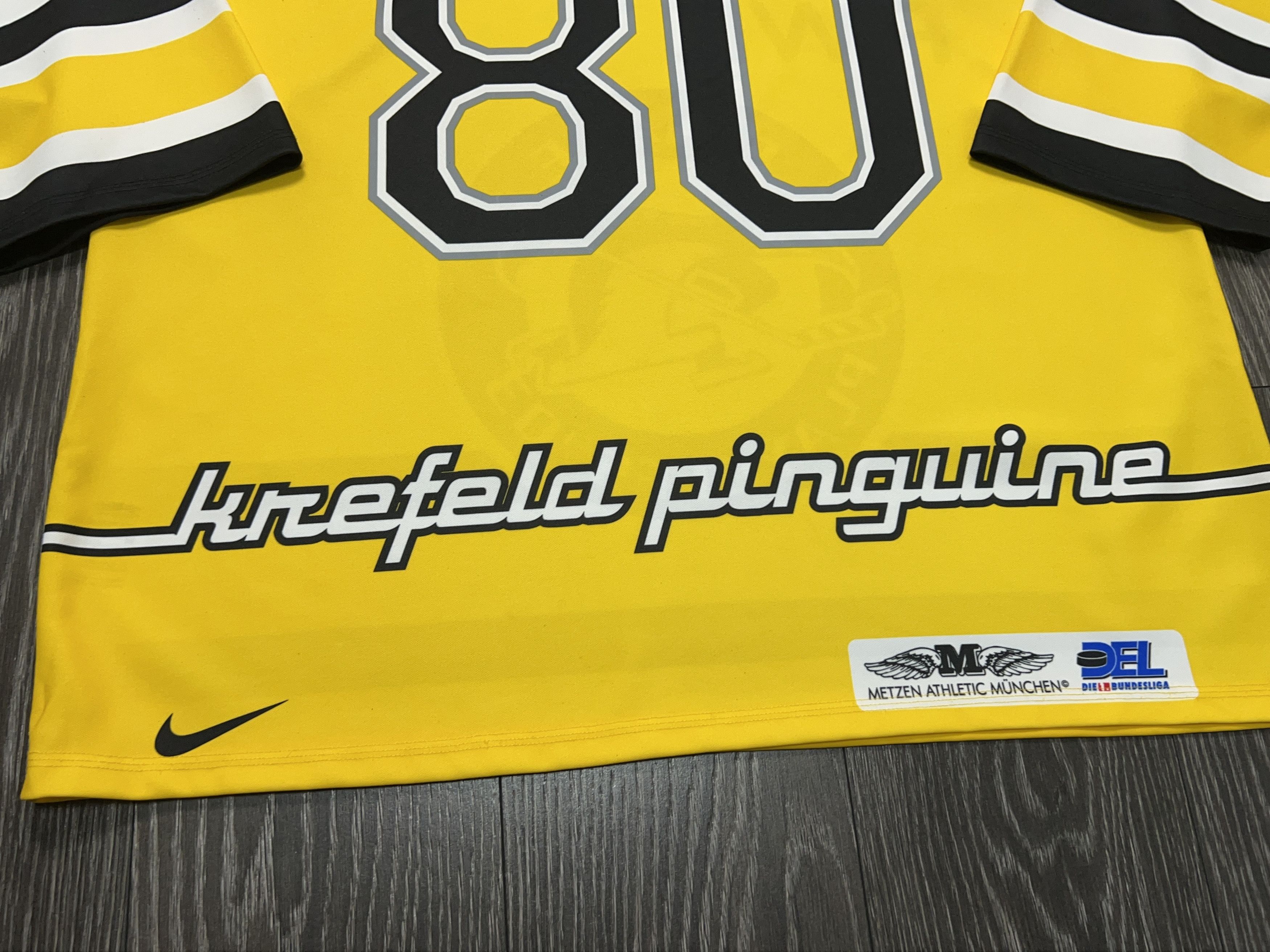 NHL Krefeld Penguins Metzen Munchen Ice Hockey Jersey Shirt Size US XL / EU 56 / 4 - 12 Thumbnail