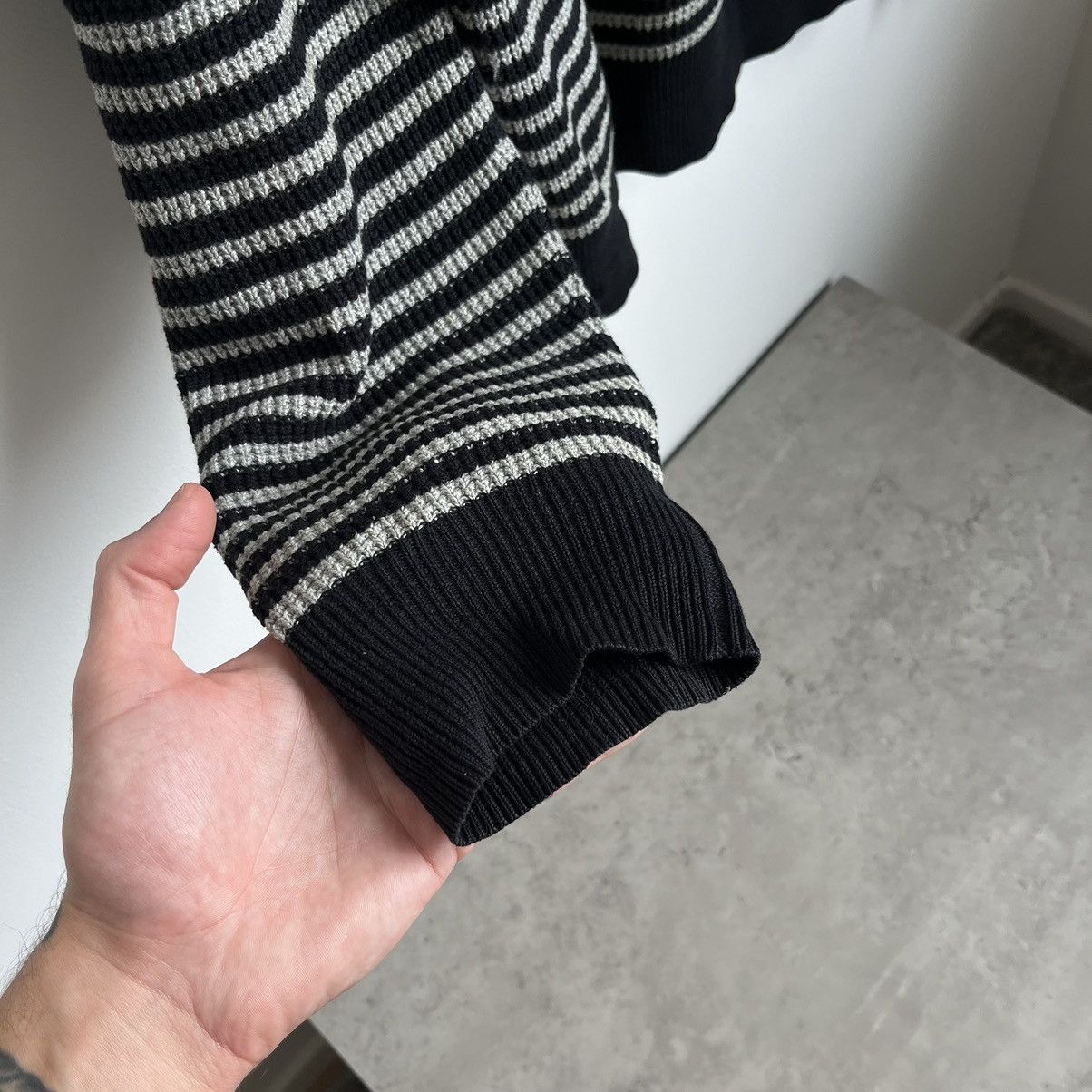 Allsaints AllSaints Black Sweater Size L Size US L / EU 52-54 / 3 - 3 Thumbnail