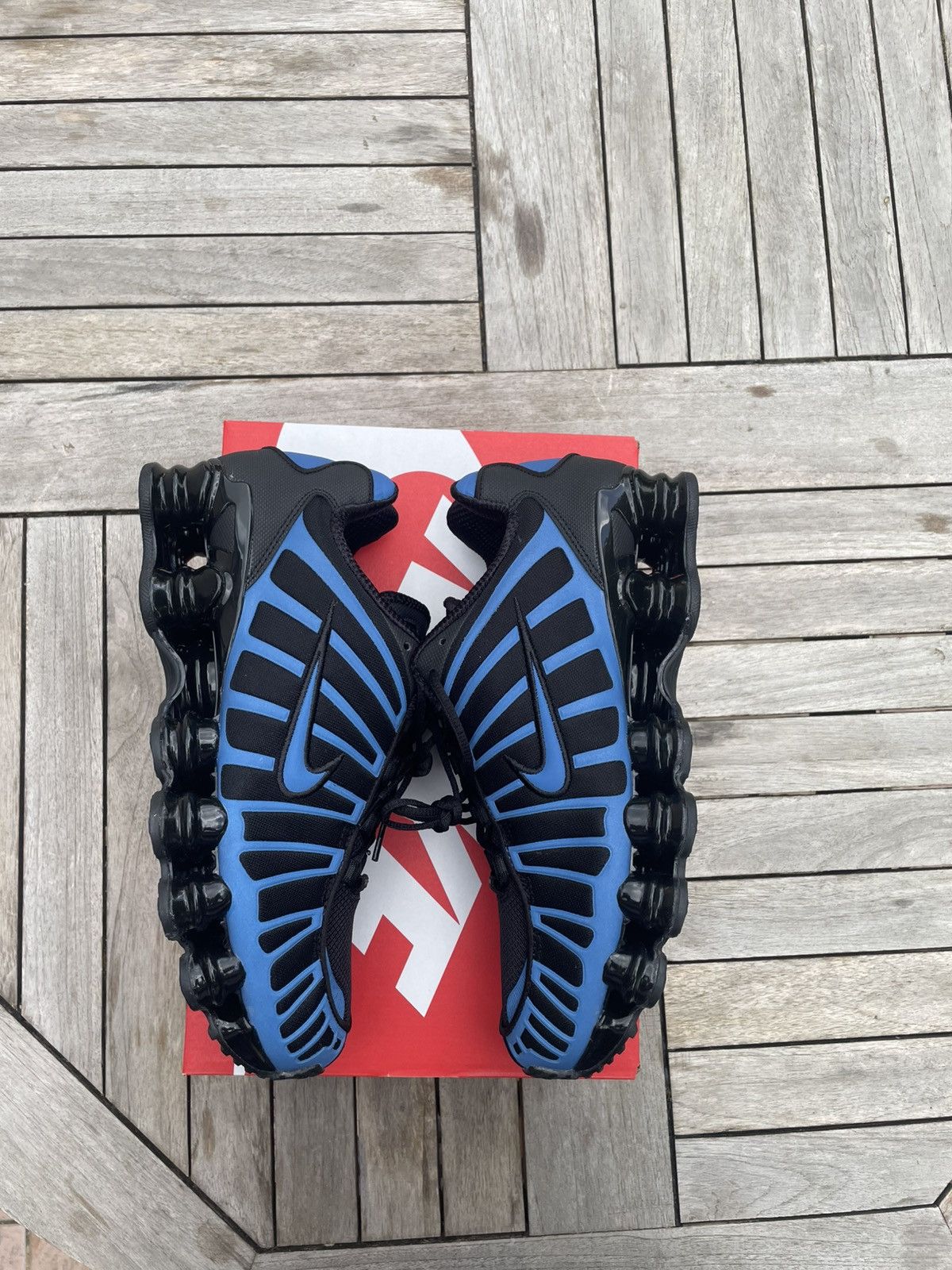 Nike Nike Shox TL in blue and black Size US 9.5 / EU 42-43 - 4 Thumbnail