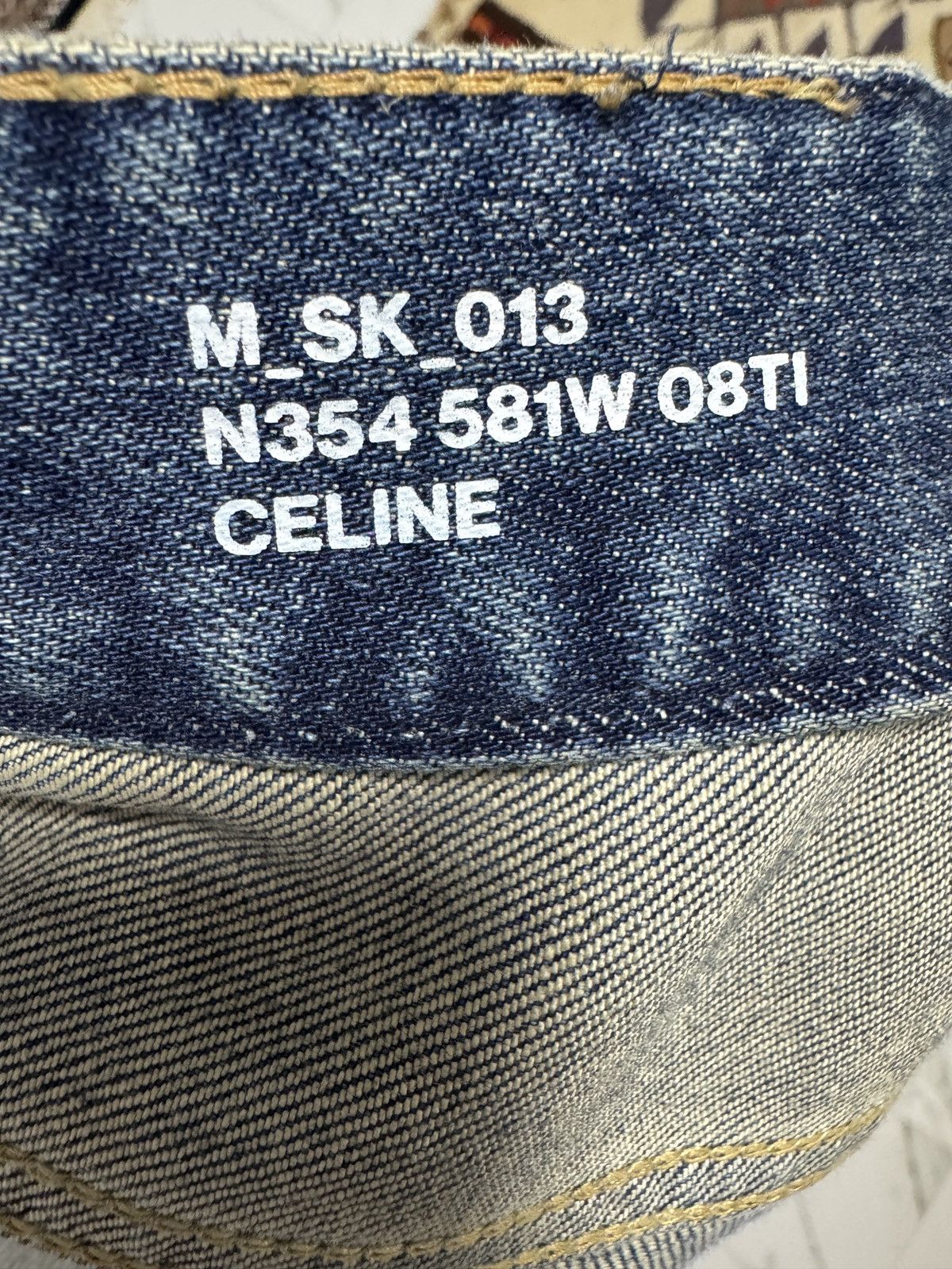 Celine Celine SK Denim Size US 33 - 3 Thumbnail