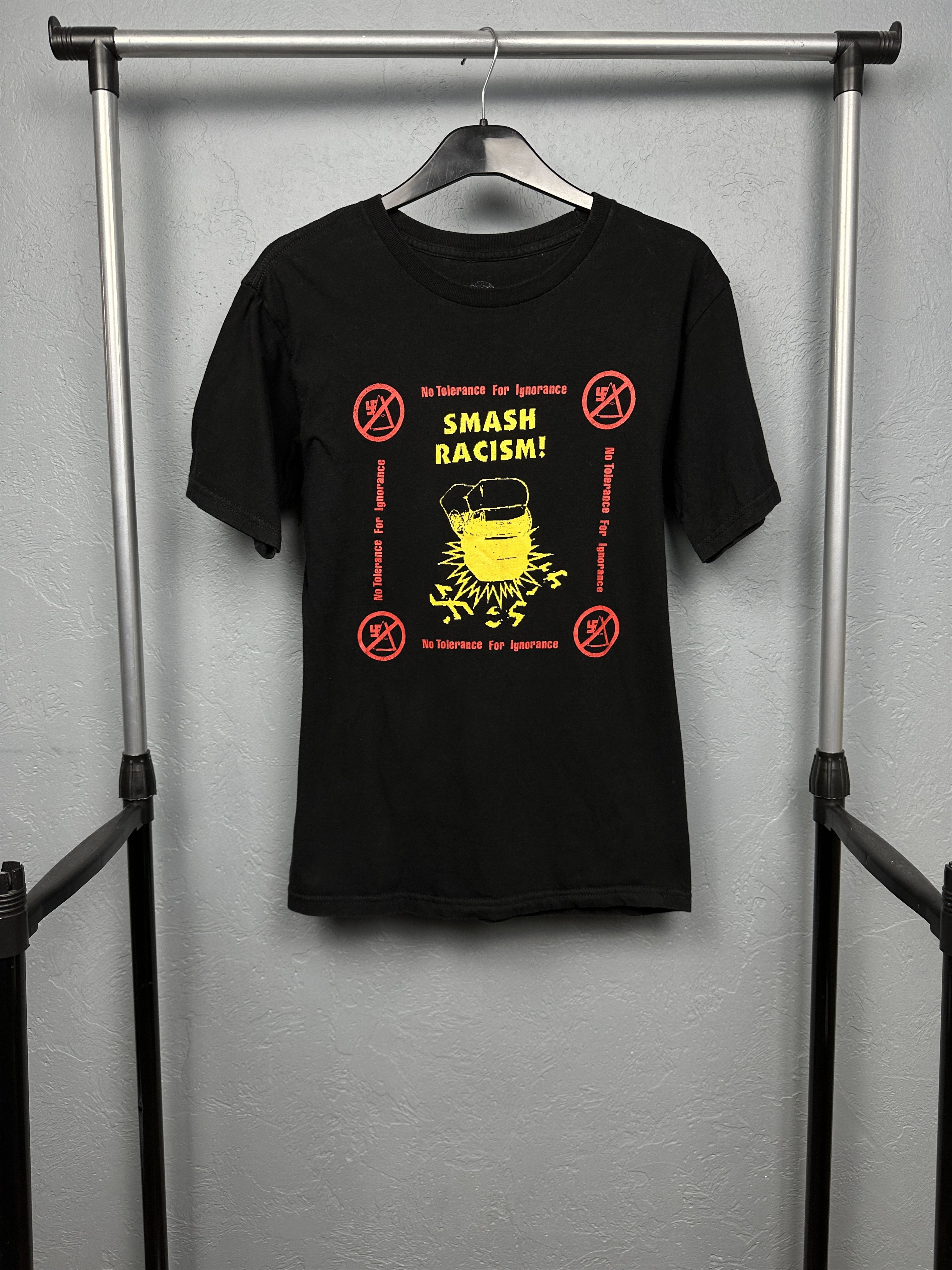 Obey × Vintage OBEY SMASH RACISM No Tolerance For IGNORANCE Punk Anarchy Size US S / EU 44-46 / 1 - 1 Thumbnail