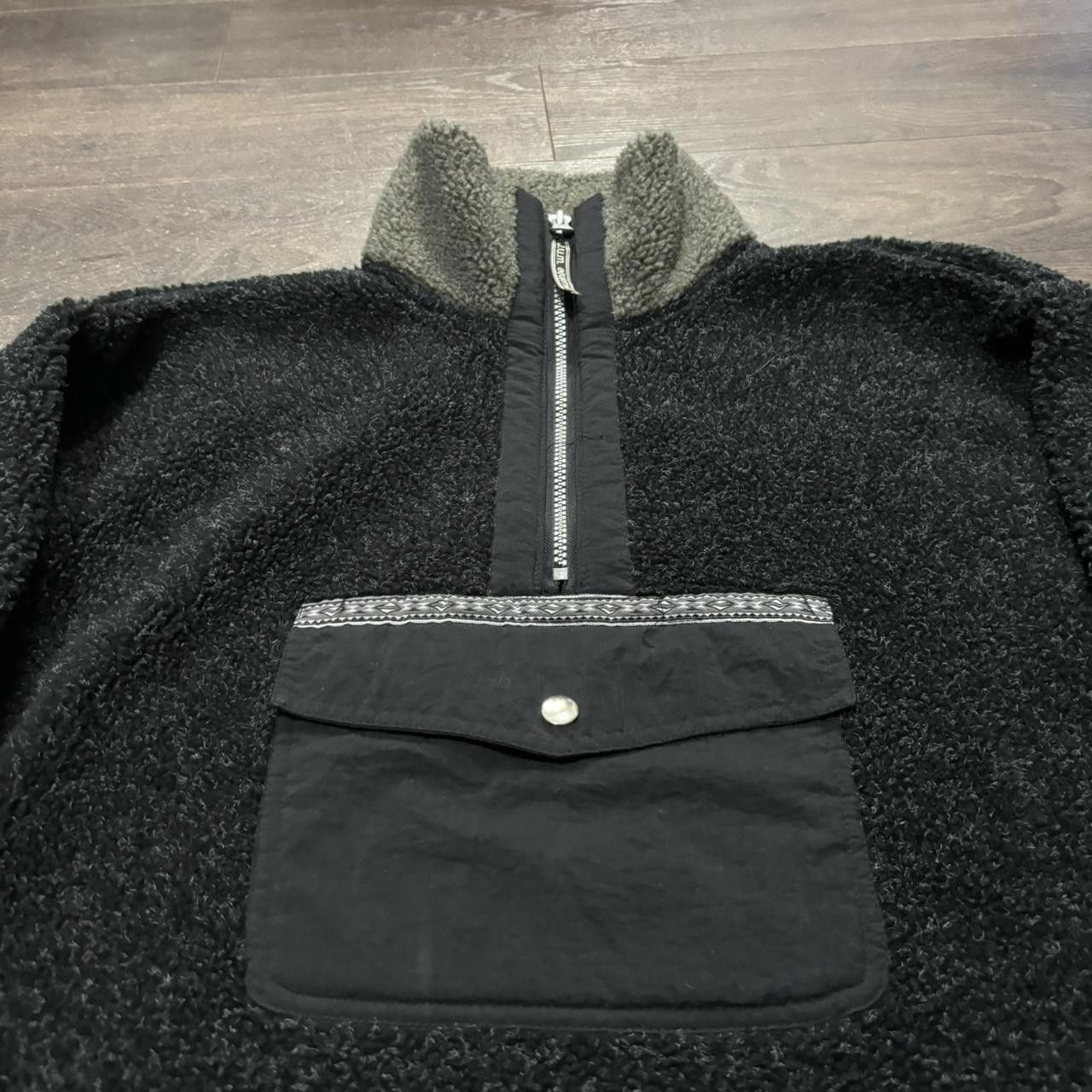 Designer Vintage Bum Equipment Pull Over Fleece Anorack Sweatshirt S Size US S / EU 44-46 / 1 - 2 Thumbnail