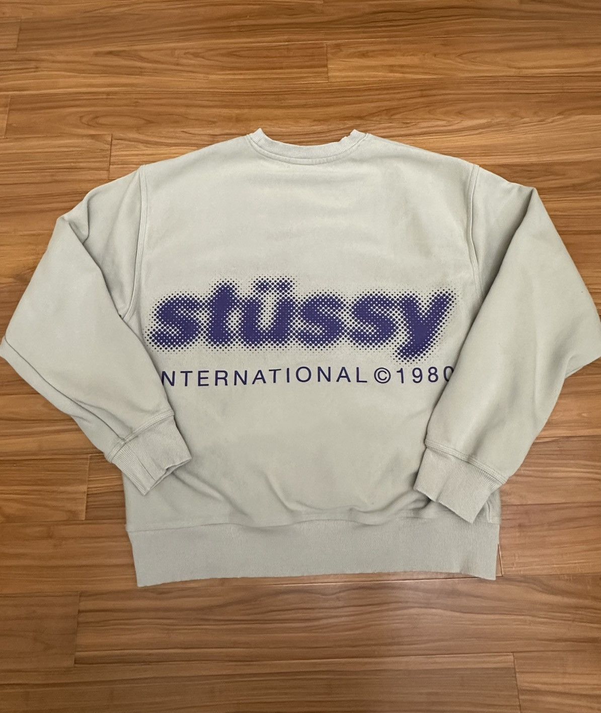 Stussy Stüssy Blur Crew ‘Khaki’ (GOAT Price: $527 CAD) Size US L / EU 52-54 / 3 - 1 Thumbnail