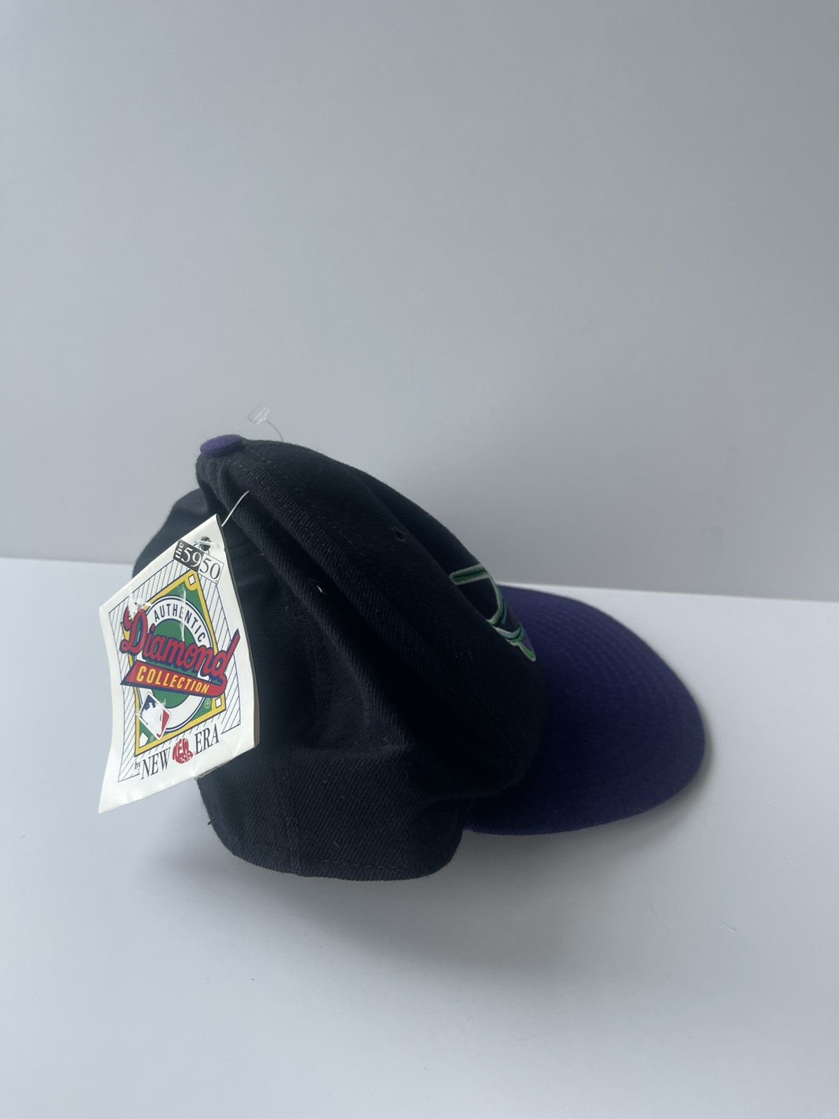 New Era VTG Tampa Bay Devil Rays Hat New Era 5950 Diamond Collection Size ONE SIZE - 2 Thumbnail