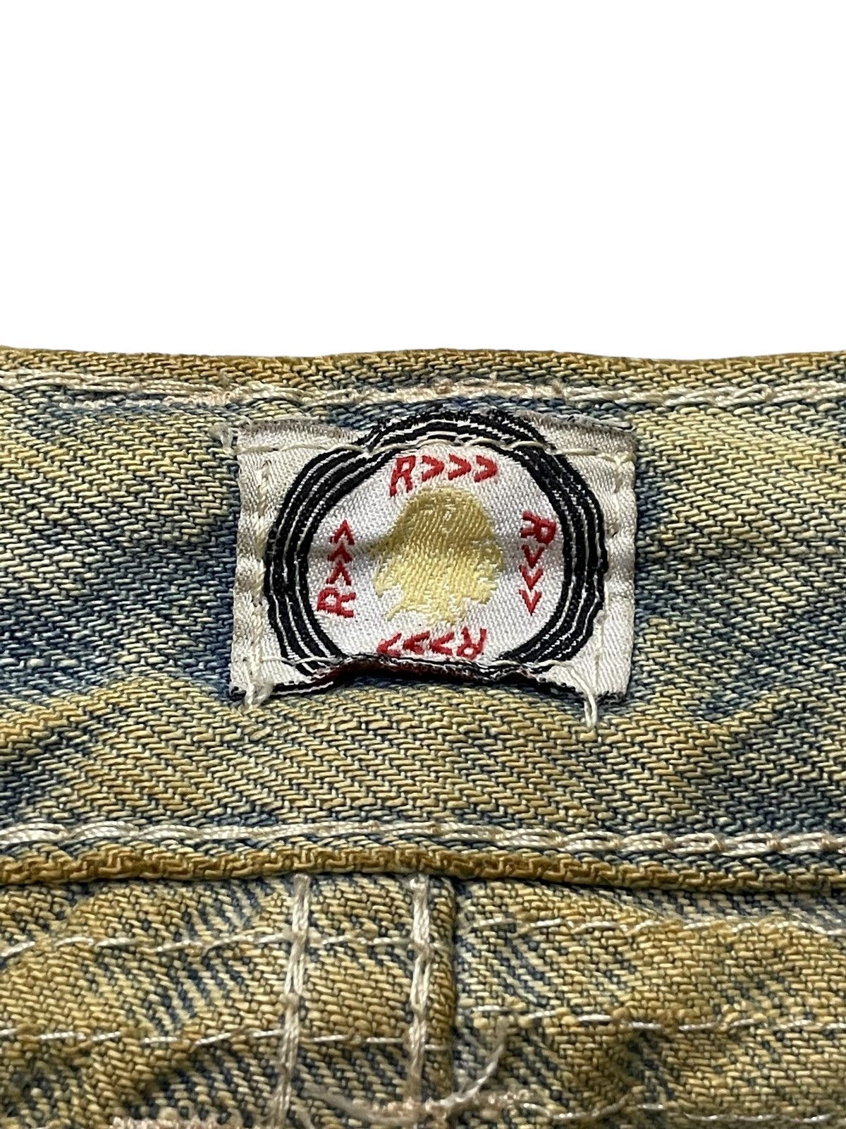 45rpm × Kapital R By 45rpm Asymmetry Muddy Curved Leg Stacked Jeans Size US 30 / EU 46 - 16 Thumbnail