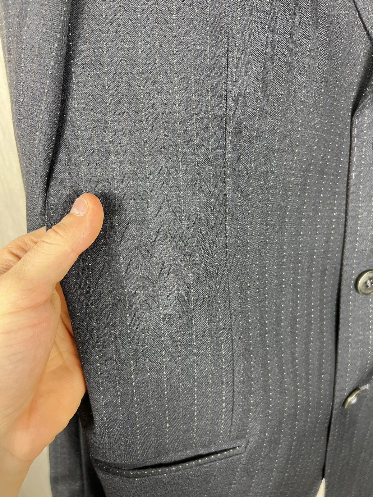 Paul Smith Vintage Paul Smith striped wool blazer jacket polka-dot Size 42R - 11 Thumbnail