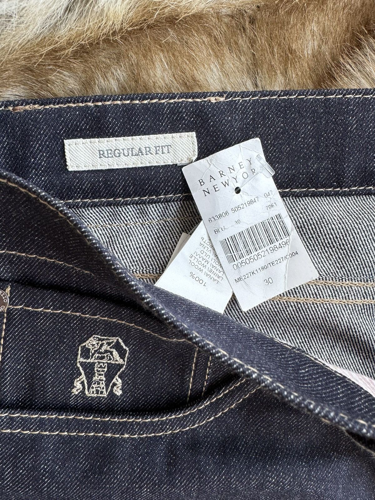 Brunello Cucinelli Wool denim jeans Size US 30 / EU 46 - 2 Thumbnail