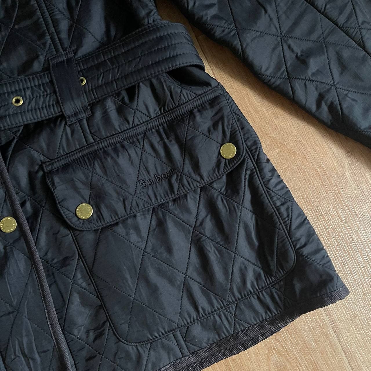 Barbour × Vintage Women’s Quilted Bomber Jacket Barbour International Size 12 Size XL / US 12-14 / IT 48-50 - 6 Thumbnail