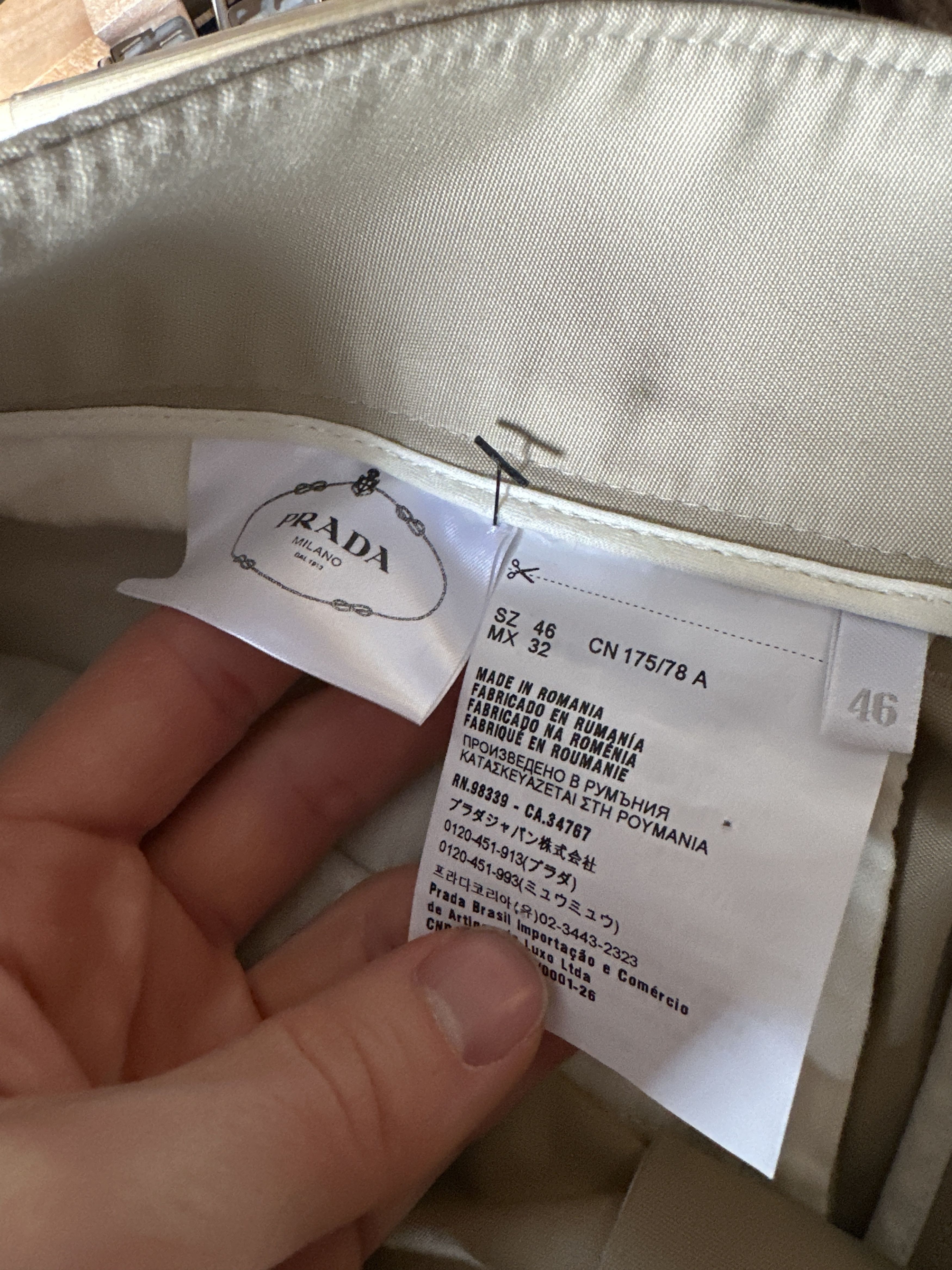 Prada Prada Wide Leg Pants Size US 35 - 6 Thumbnail