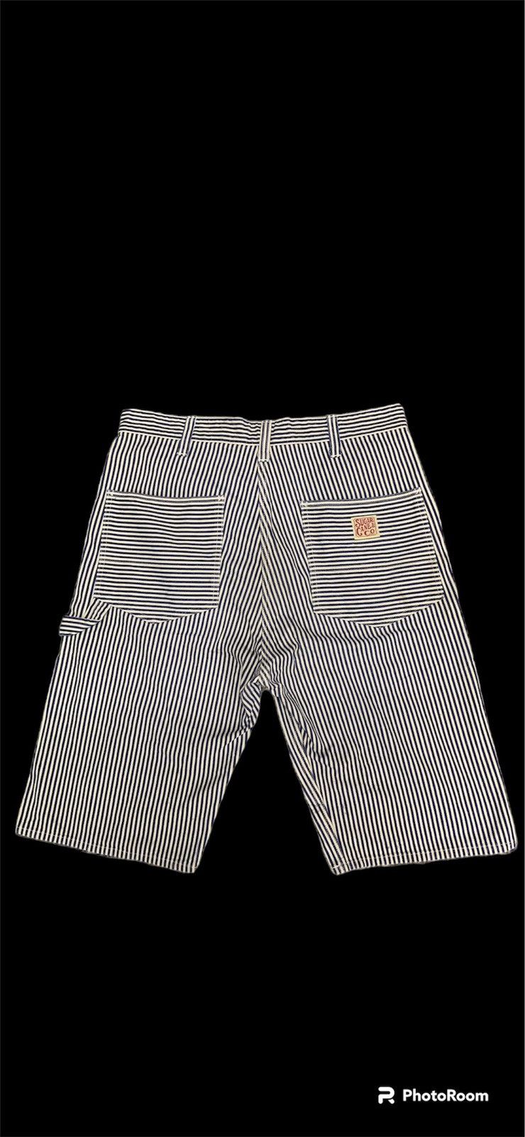 Sugar Cane VINTAGE SUGARCANE HIKORI CARPANTER SHORT PANT Size US 34 / EU 50 - 1 Thumbnail