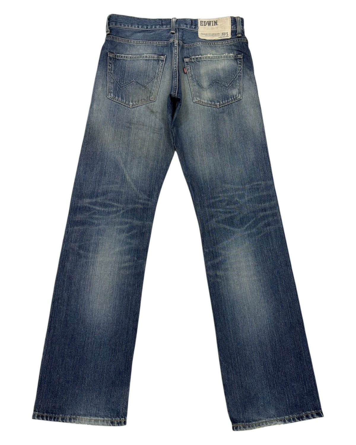 Kapital Edwin XV-S Claw Mark Japan Distressed Denim Jeans Size US 31 - 8 Thumbnail