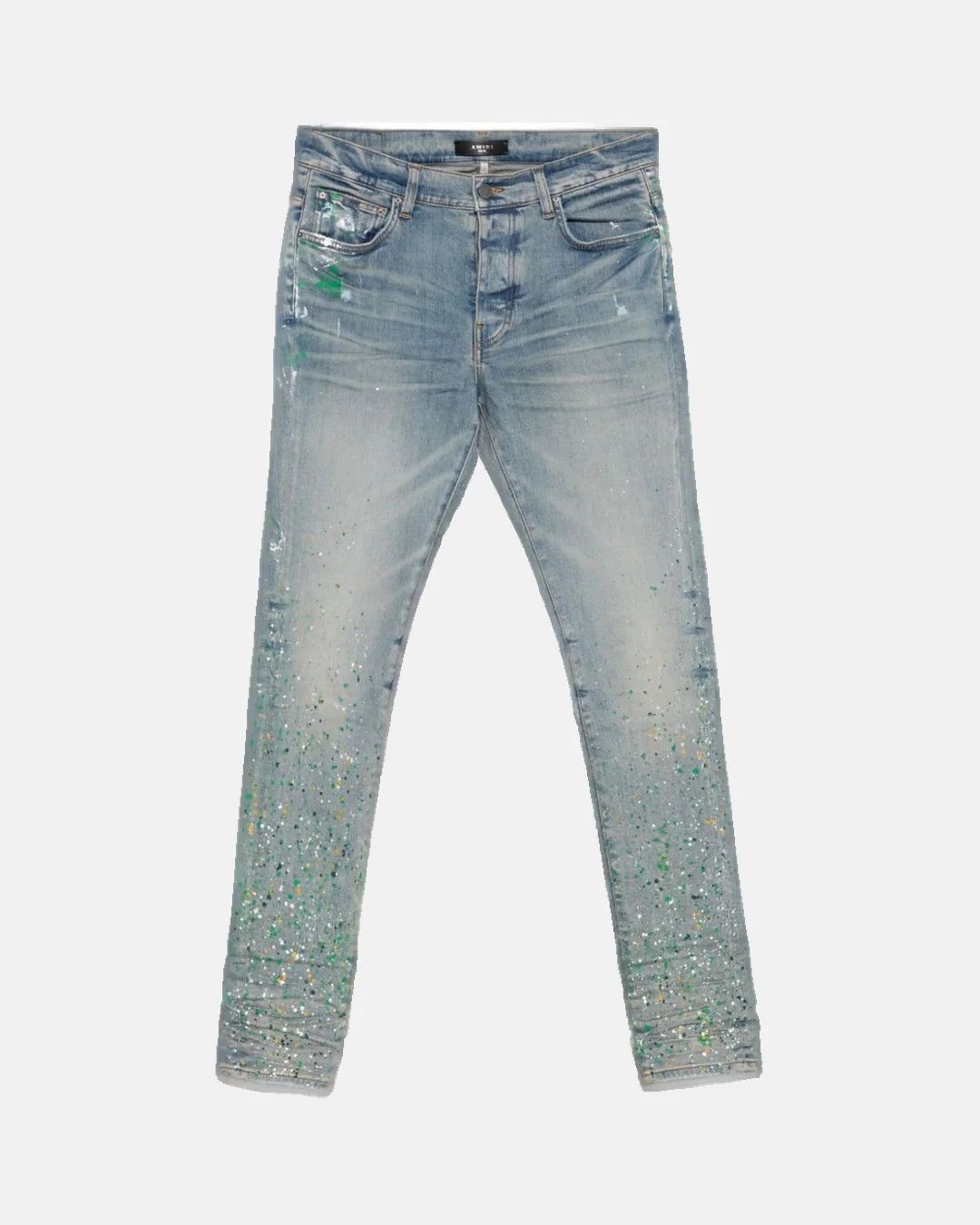 Amiri oc11z0126 Painter Skinny Jeans in Blue Size US 30 / EU 46 - 1 Preview