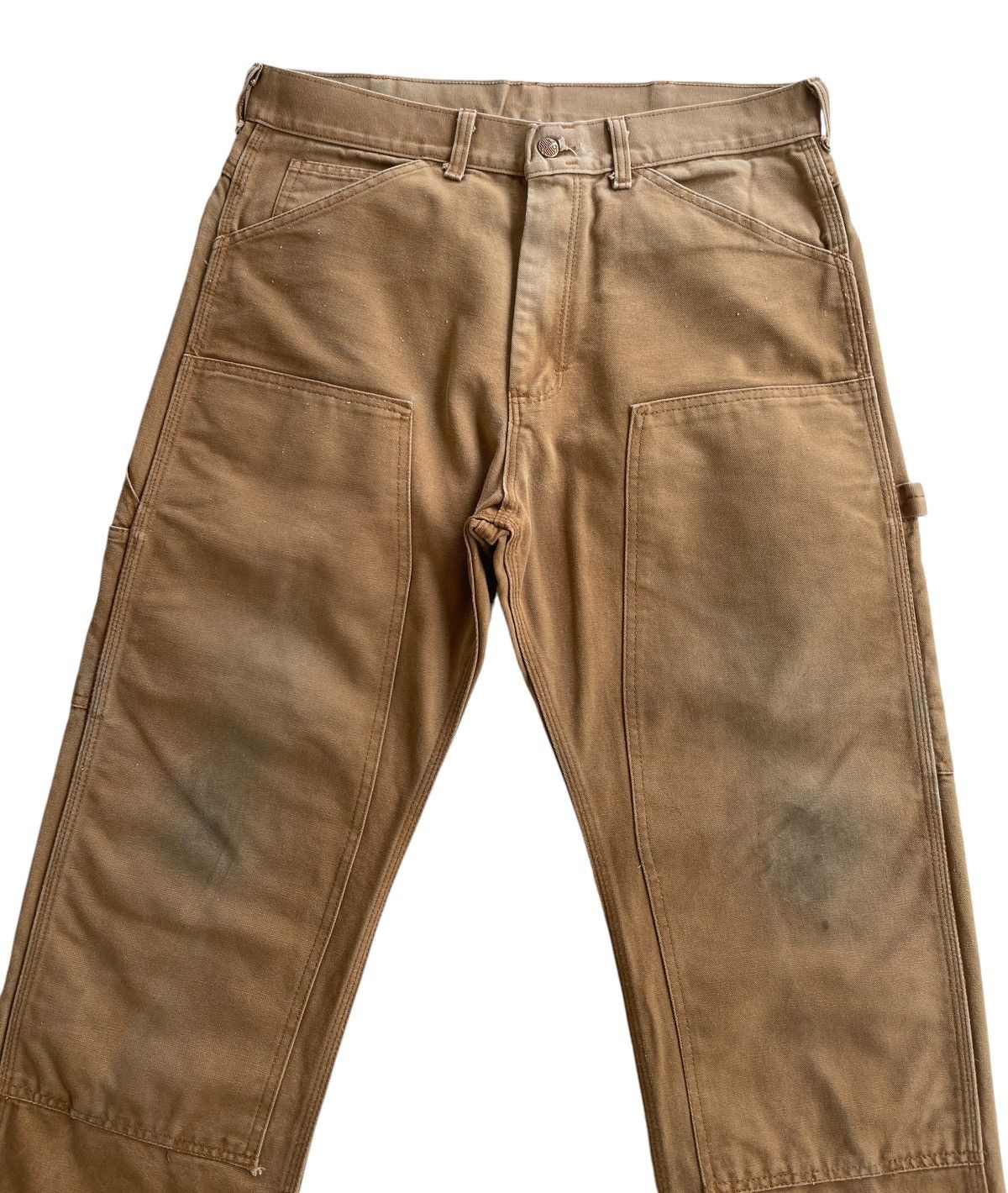 Vintage LOT 2202 Round House Double Knee Carpenter Work Pants Size US 34 / EU 50 - 4 Thumbnail