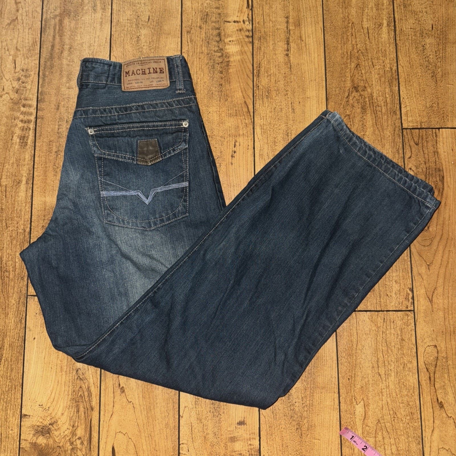 Vintage Machine Clothing Company 30x33 Denim Blue Jeans Size US 30 / EU 46 - 1 Thumbnail