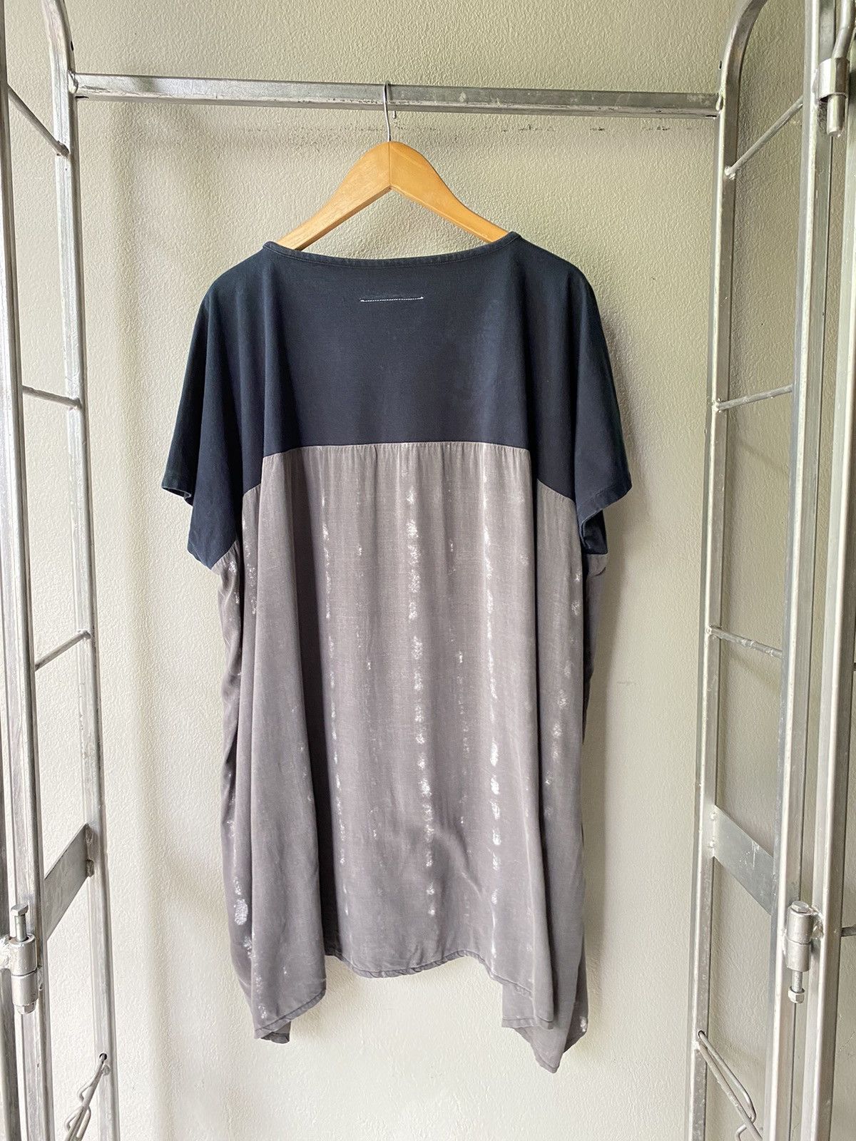 Maison Margiela MM6 Maison Margiela Blue/Grey Square T-Shirt Size M / US 6-8 / IT 42-44 - 6 Thumbnail