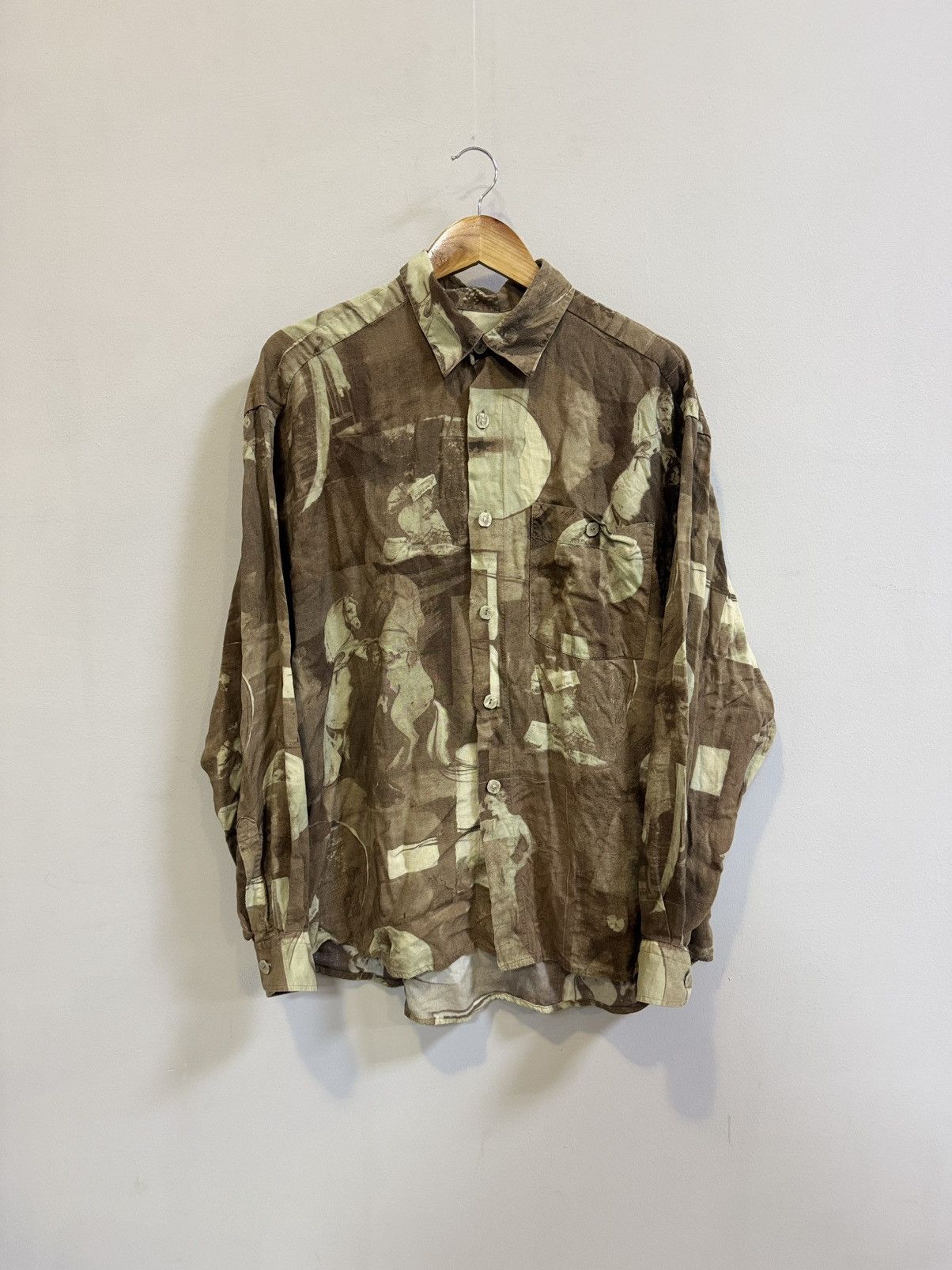 Vintage Vintage Y2K Avant Garde Luxury Shirt Size US XL / EU 56 / 4 - 1 Thumbnail