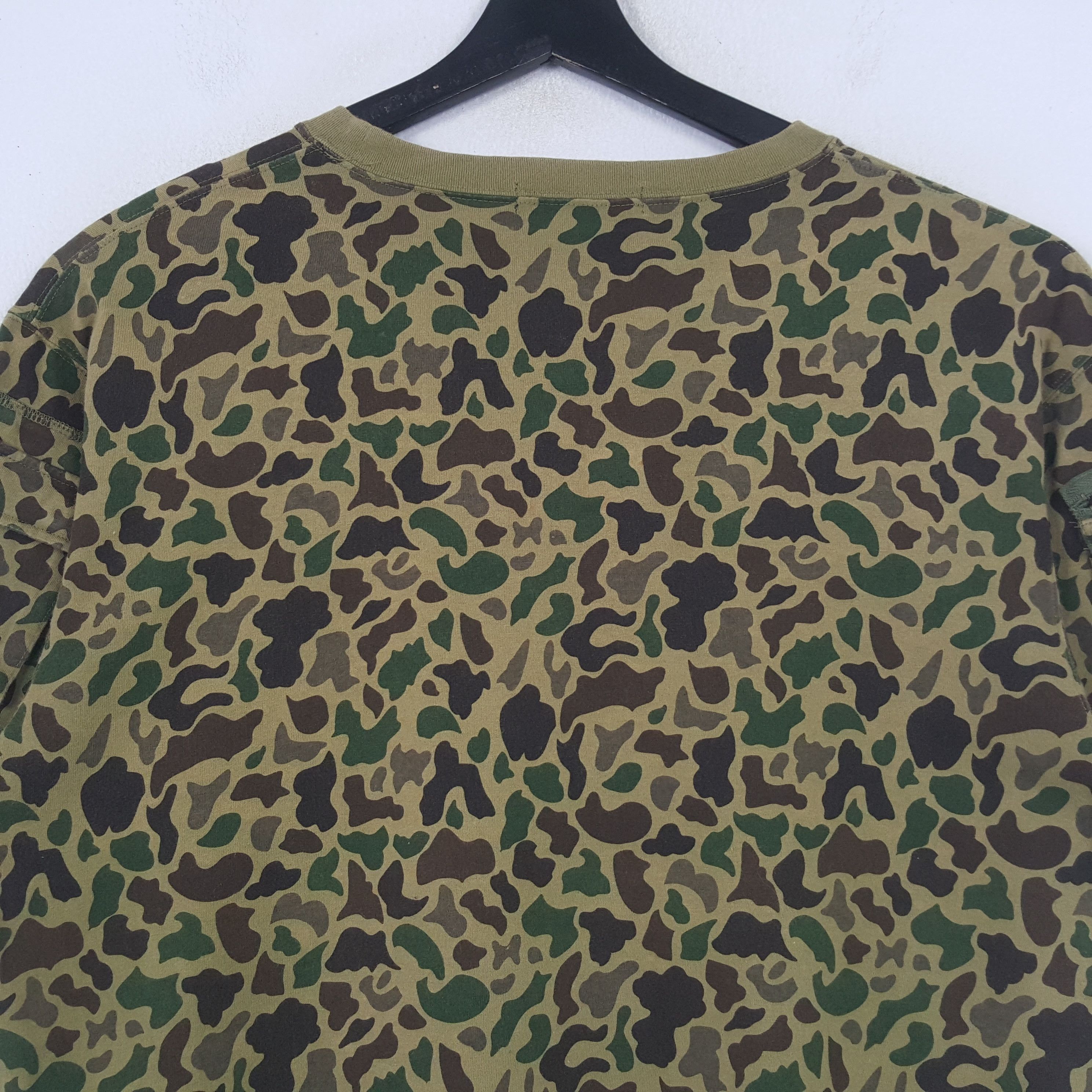 Global Work GLOBAL WORK Camo Design Tshirt C285N25 Size US XL / EU 56 / 4 - 4 Thumbnail