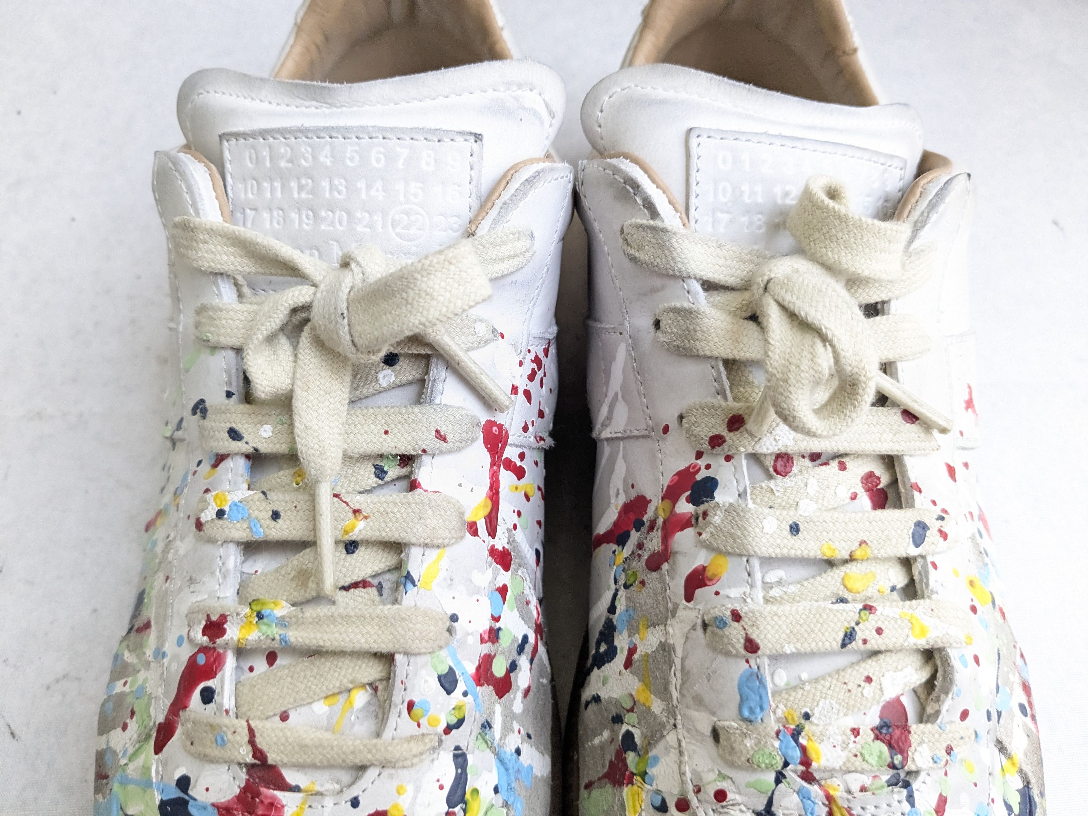 Maison Margiela maison margiela paint splatter gat replica 11.5 44.5 Size US 11.5 / EU 44-45 - 5 Thumbnail