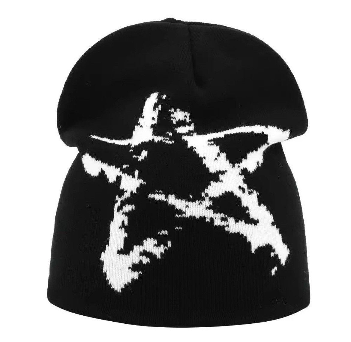 Japanese Brand Star Beanie Hat Size ONE SIZE - 2 Thumbnail