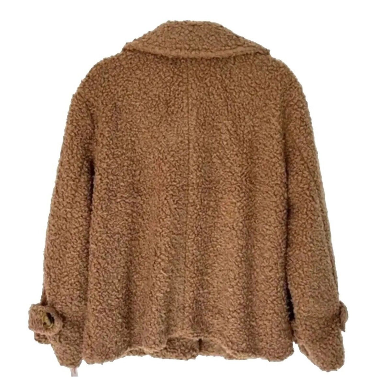 Free People Free People Oversized Teddy Sherpa Soft Cozy Coat Jacket Size XS / US 0-2 / IT 36-38 - 6 Thumbnail
