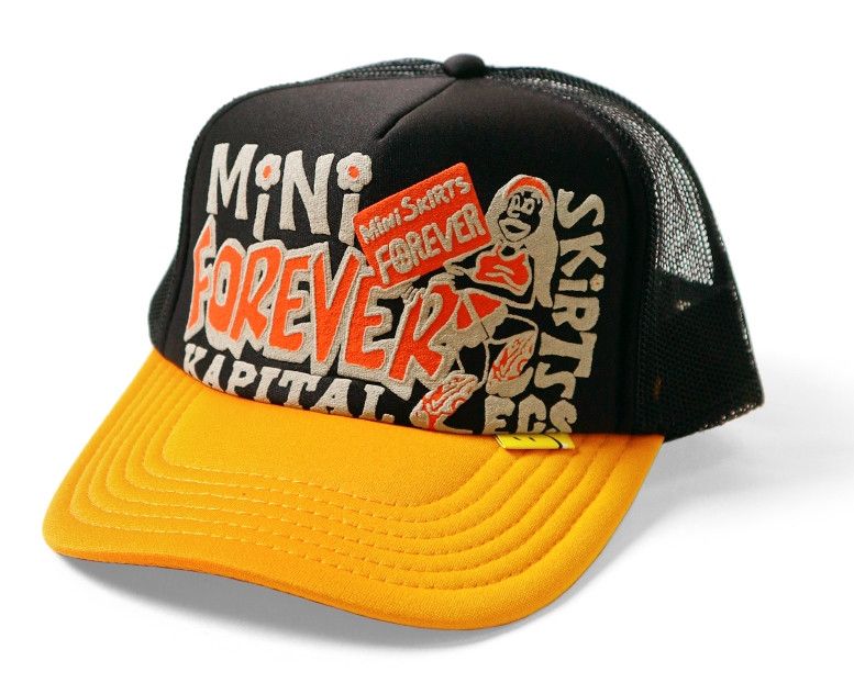 Kapital kapital LEGS MiNi SKiRTs FOREVER truck cap hat trucker Size ONE SIZE - 5 Thumbnail