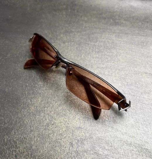 Masaki Matsushima Masaki Matsushima Early Half-Rim Sunglasses Size ONE SIZE - 1 Thumbnail