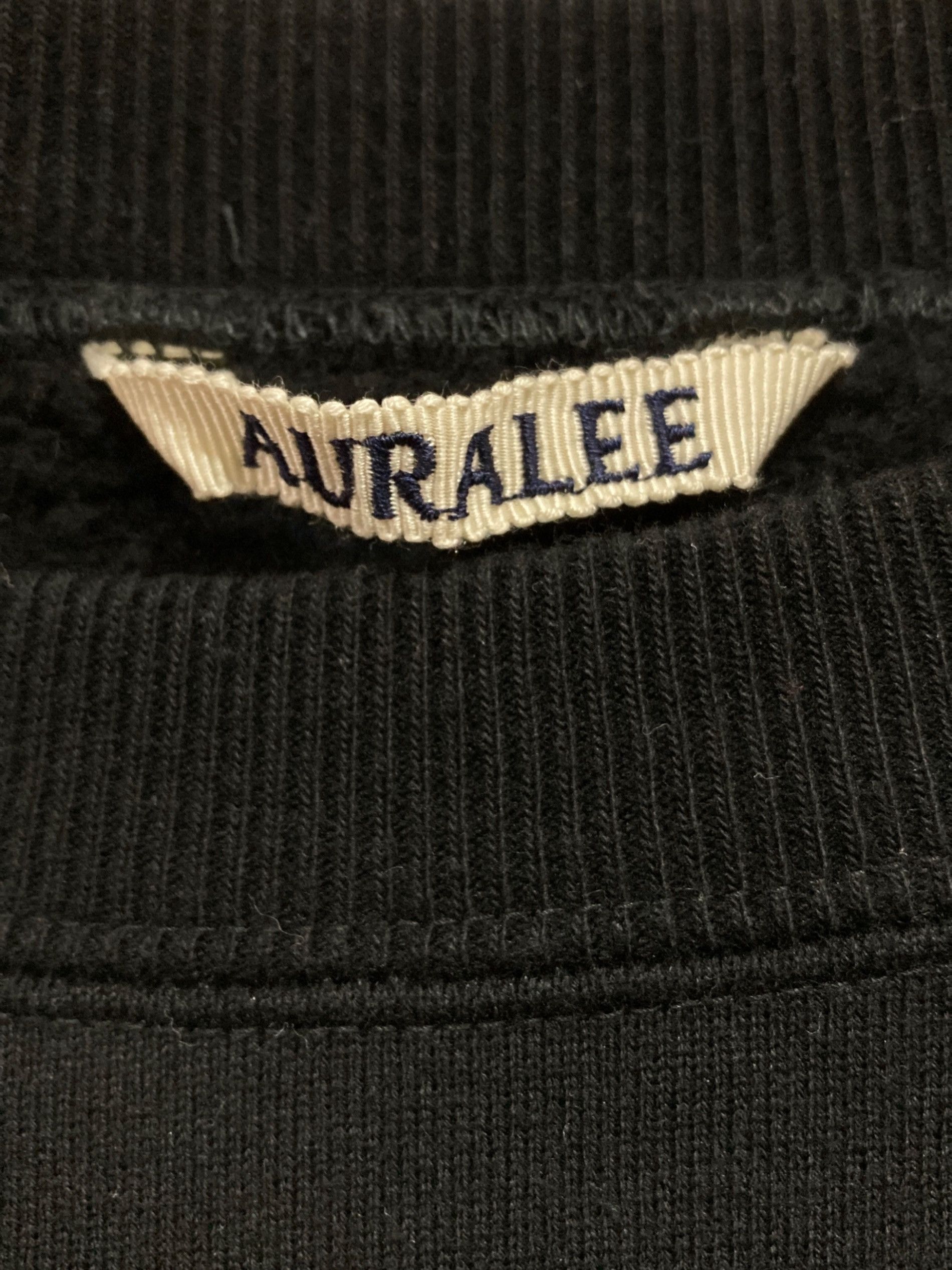 Auralee AURALEE SMOOTH SOFT SWEAT P/O Black 4 Size US XL / EU 56 / 4 - 3 Thumbnail