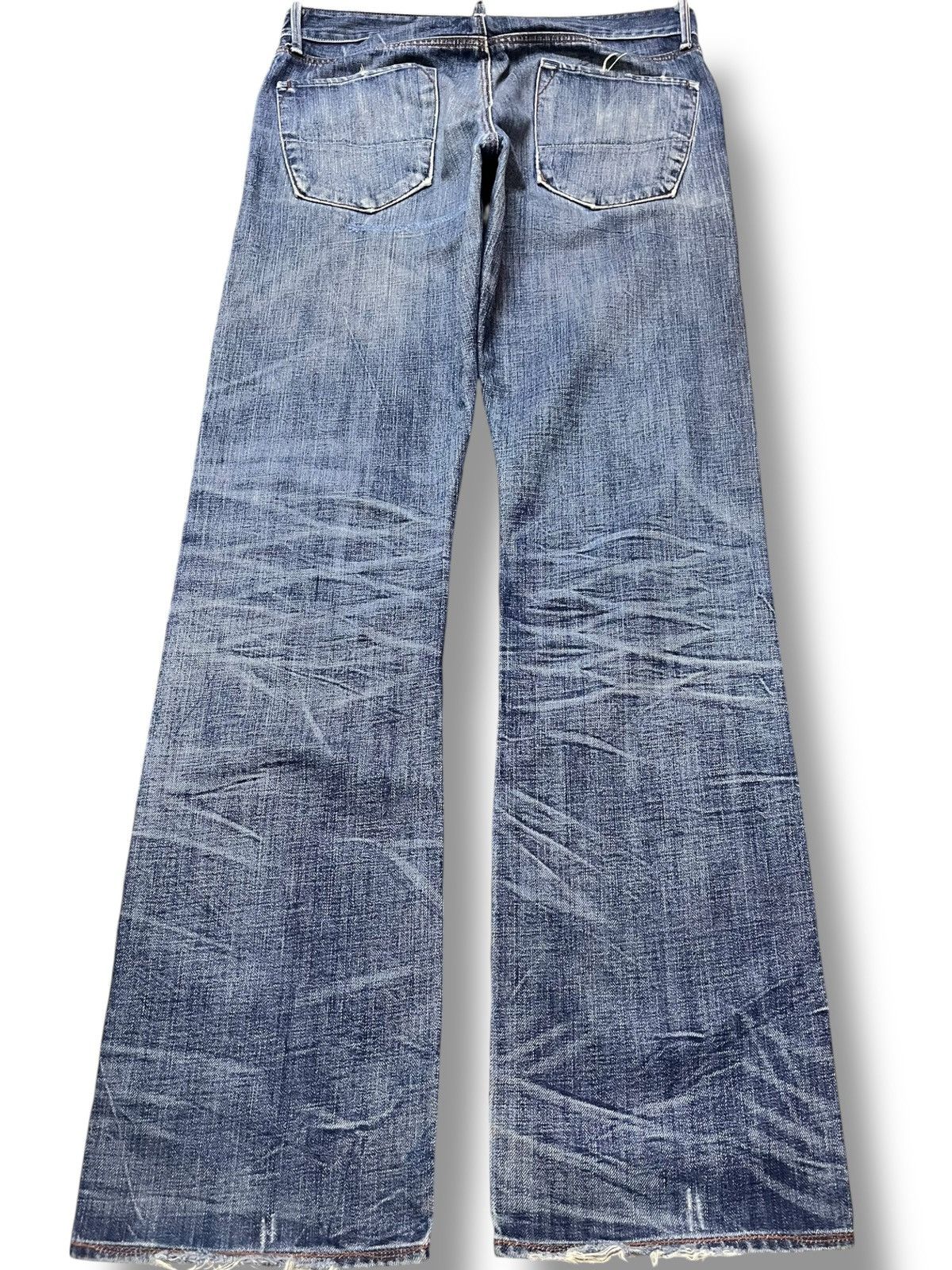Banana Republic Vintage Banana Republic Blue Indigo Scratch Marks Denim Size US 32 / EU 48 - 6 Thumbnail