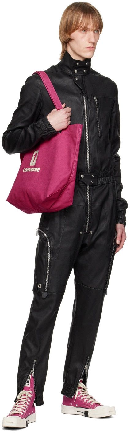 Converse × Rick Owens Drkshdw Rick Owens DRKSHDW x Converse Tote Fuchsia Size ONE SIZE - 4 Thumbnail