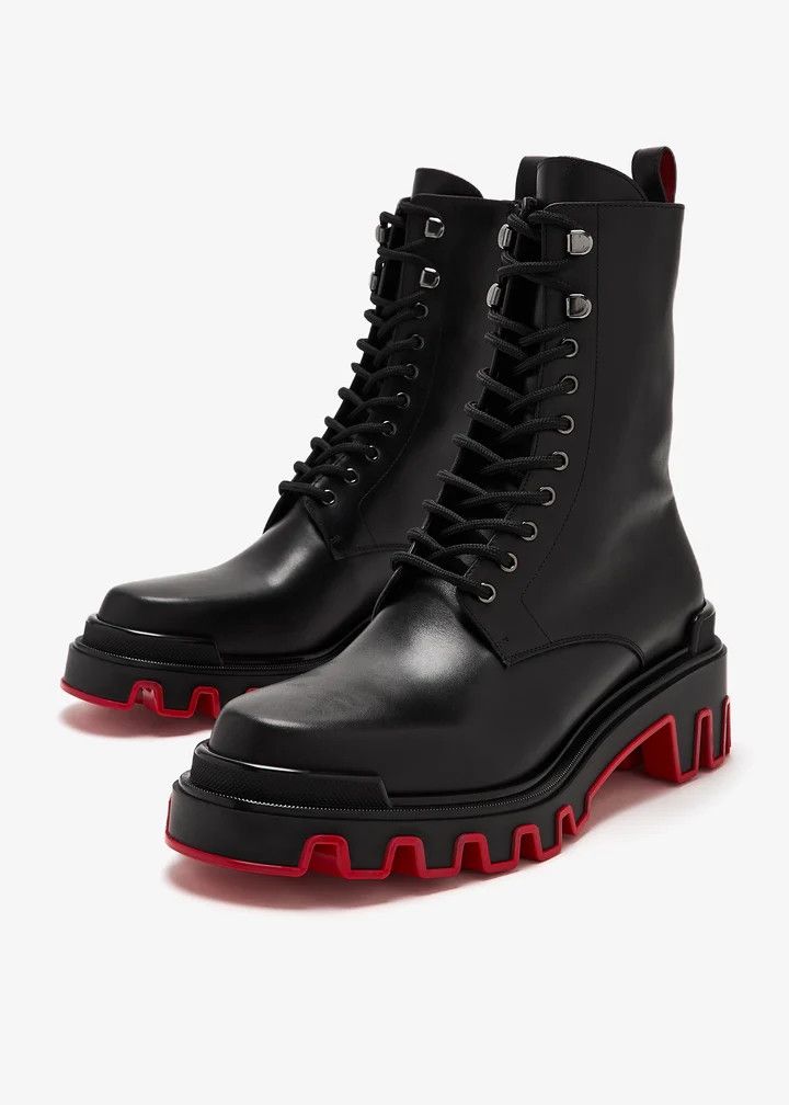 Christian Louboutin o1bcso1str0326 Boots in Black Size US 12 / EU 45 - 4 Thumbnail