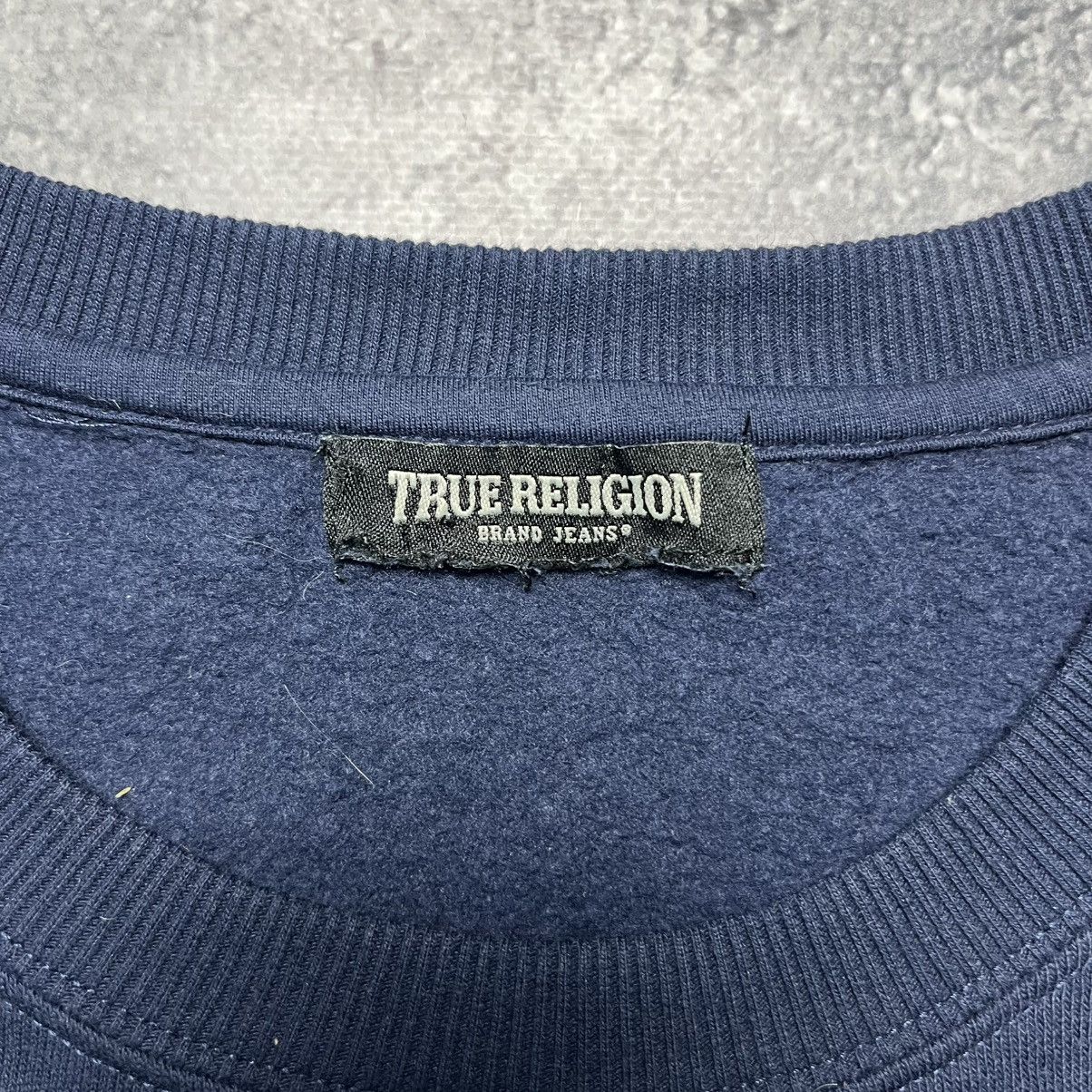 Japanese Brand Vintage True Religion Small Logo Sweatshirt Y2K Japan Buddha Size US XL / EU 56 / 4 - 4 Thumbnail