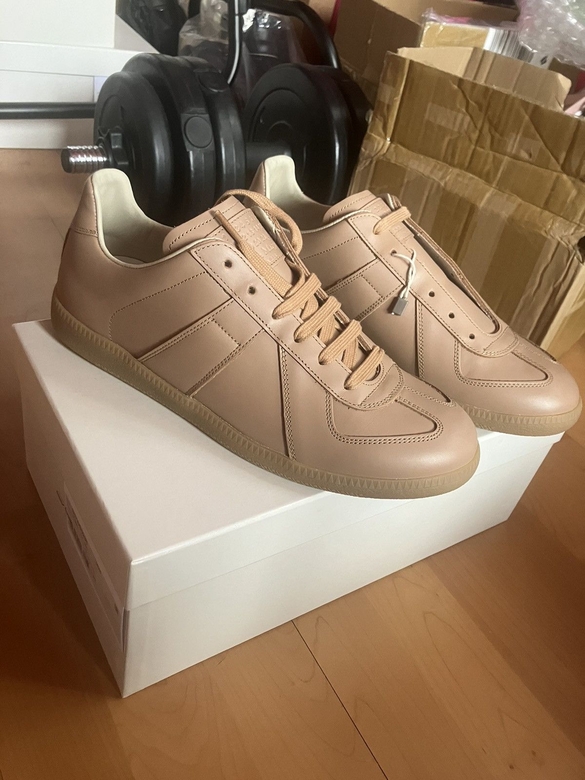 Maison Margiela Replica Pink Beige Deadstock RECICLA Size US 8.5 / EU 41-42 - 1 Thumbnail