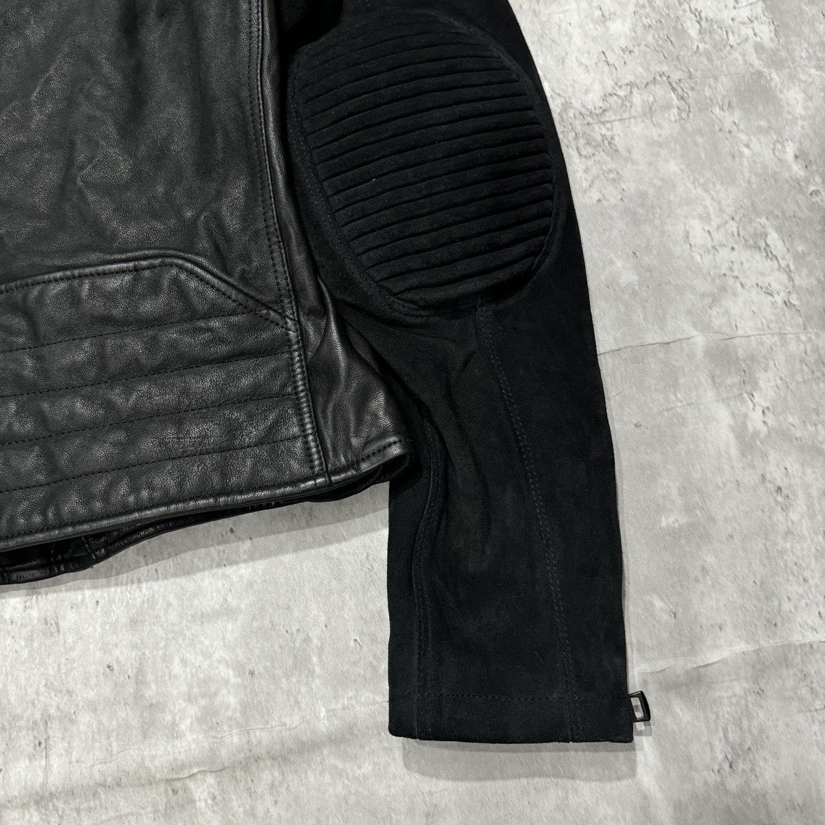 Ralph Lauren Ralph Lauren Black Label Leather Suede Moto Zip Jacket Size US S / EU 44-46 / 1 - 20 Thumbnail