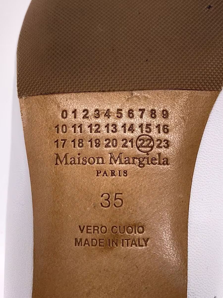 Maison Margiela Stich Leather Slip On Heels Size US 5 / IT 35 - 5 Thumbnail