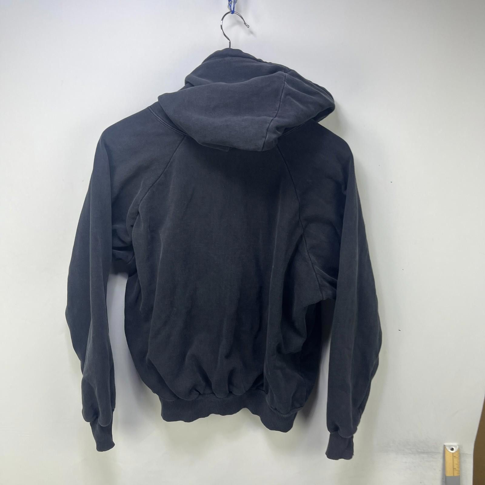 Vintage Vintage 90s Sun Faded Blank Black Raglan Waffle Zip Hoodie L Size US L / EU 52-54 / 3 - 8 Thumbnail