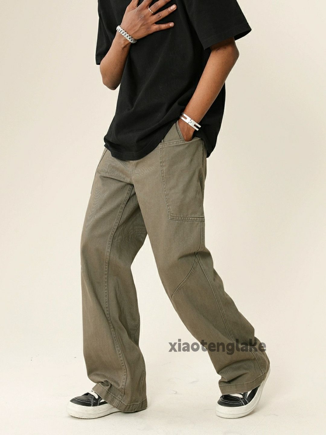 Designer × Japanese Brand × Vintage washed faded cleanfit workwear carpenter pants Size US 32 / EU 48 - 4 Thumbnail