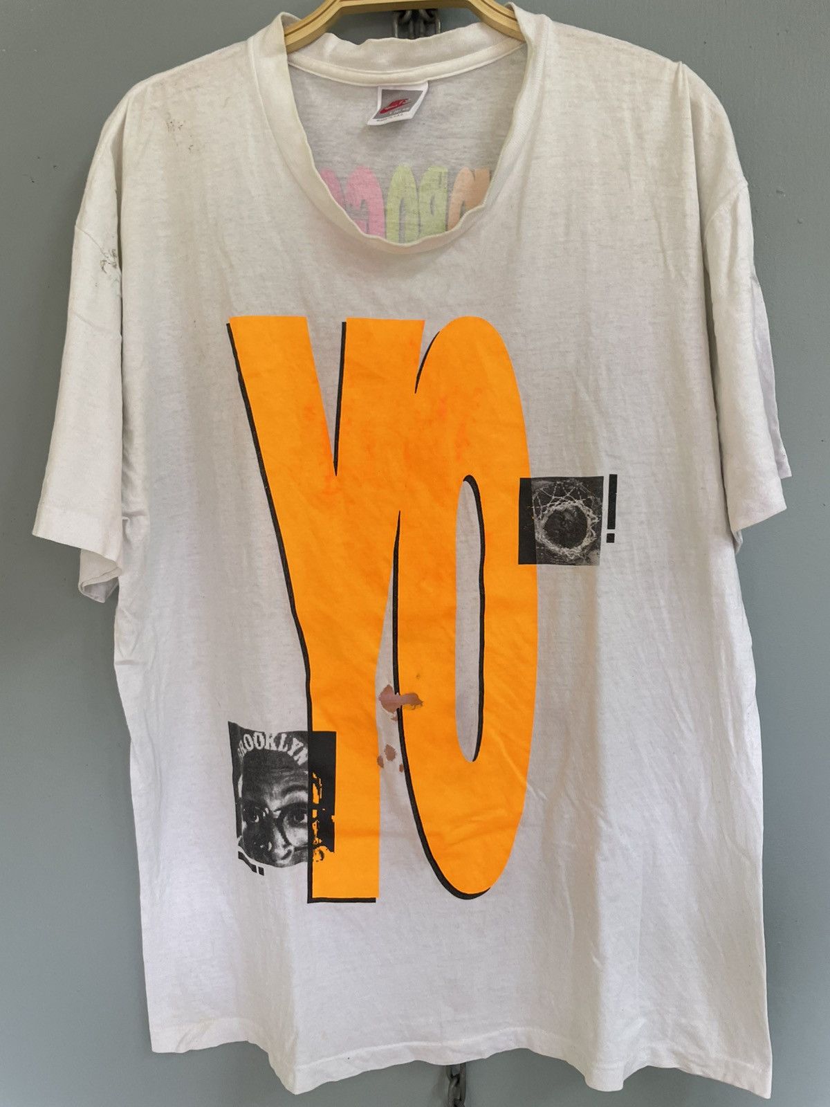 Nike Vintage 90s Nike YOBOGO Spike Lee t shirt Size US L / EU 52-54 / 3 - 3 Thumbnail