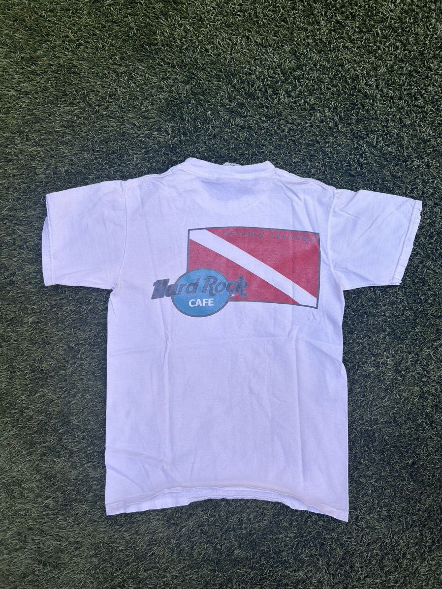 Hard Rock Cafe × Vintage Vintage Hard Rock Cafe Cayman Islands Tee Size US S / EU 44-46 / 1 - 1 Thumbnail
