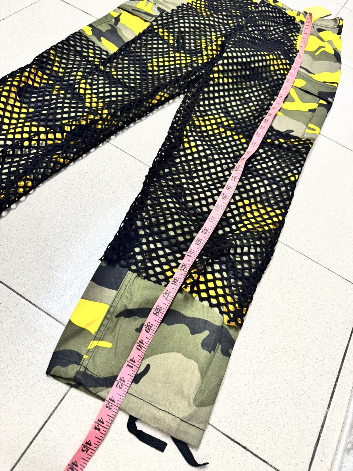 Japanese Brand BIONIC MAN NETTING MULTIPOCKETS CARGO PANTS Size US 34 / EU 50 - 3 Thumbnail