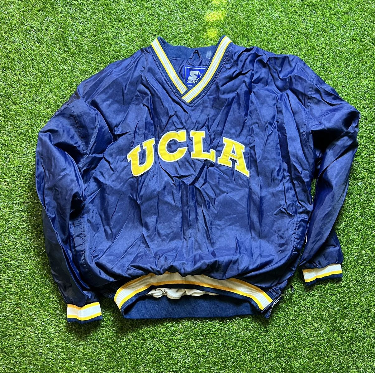 Store RARE VTG Stuff Collegiate UCLA BRUINS Pullover Windbreaker Long Sleeve Sz XL