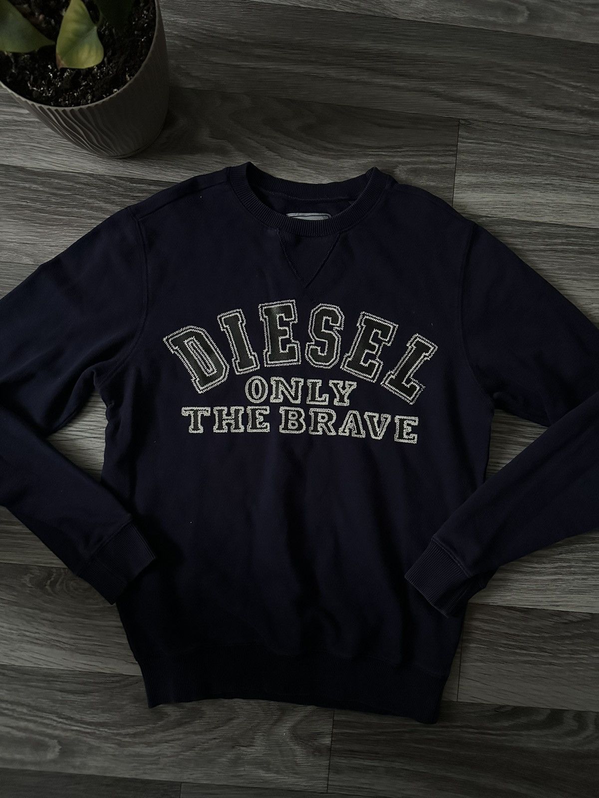 Diesel Diesel Vintage Blue Big Logo y2k sweatshirt hype Size US S / EU 44-46 / 1 - 2 Thumbnail