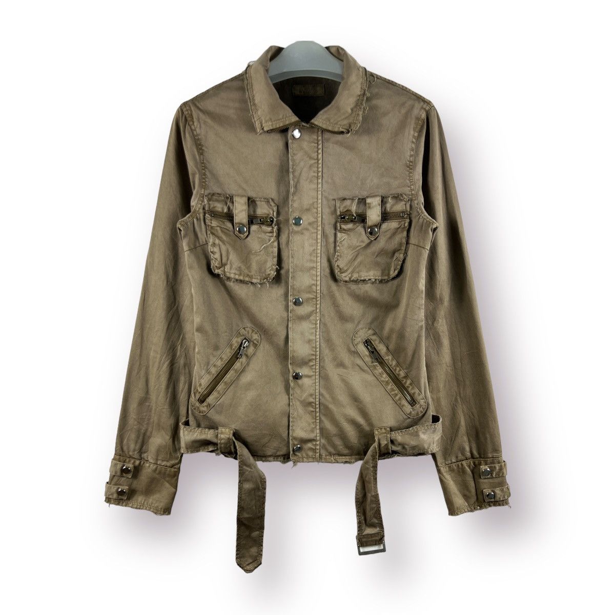 Japanese Brand 🔥 japanese bondage style crop jacket Size XS / US 0-2 / IT 36-38 - 1 Thumbnail