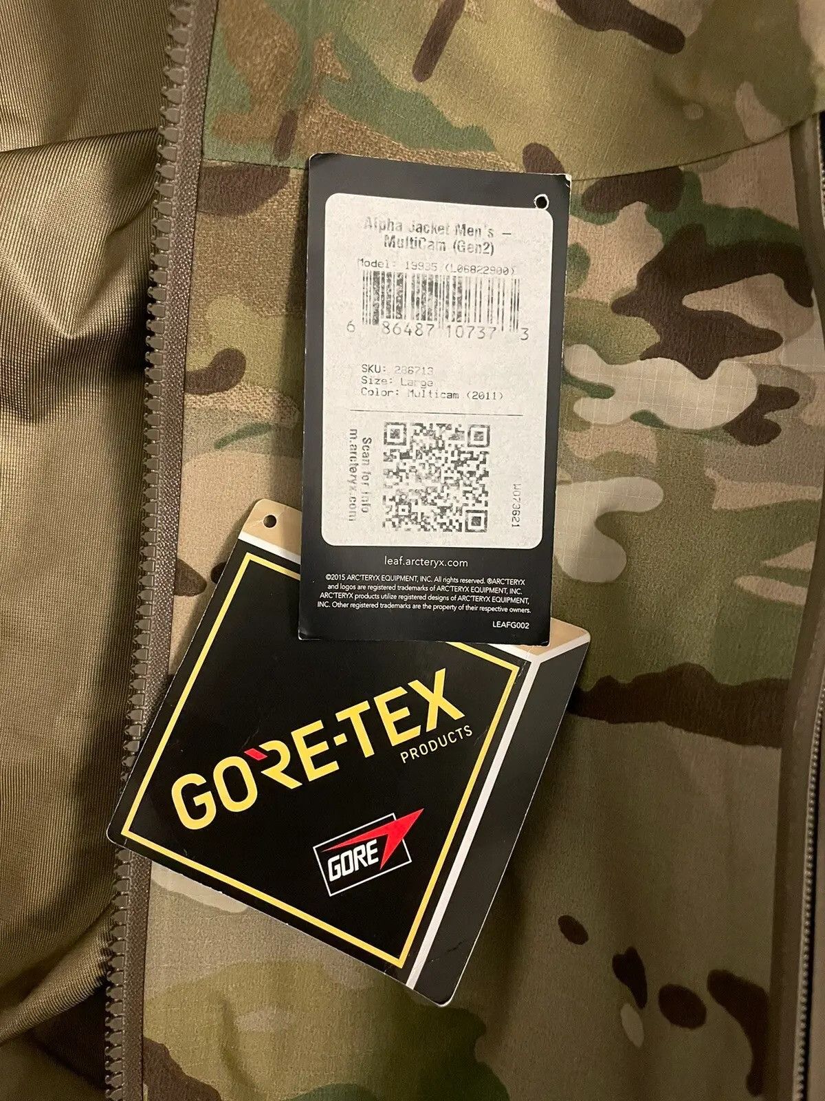 Arc'teryx Arcteryx LEAF Goretex Jacket Size US L / EU 52-54 / 3 - 6 Thumbnail