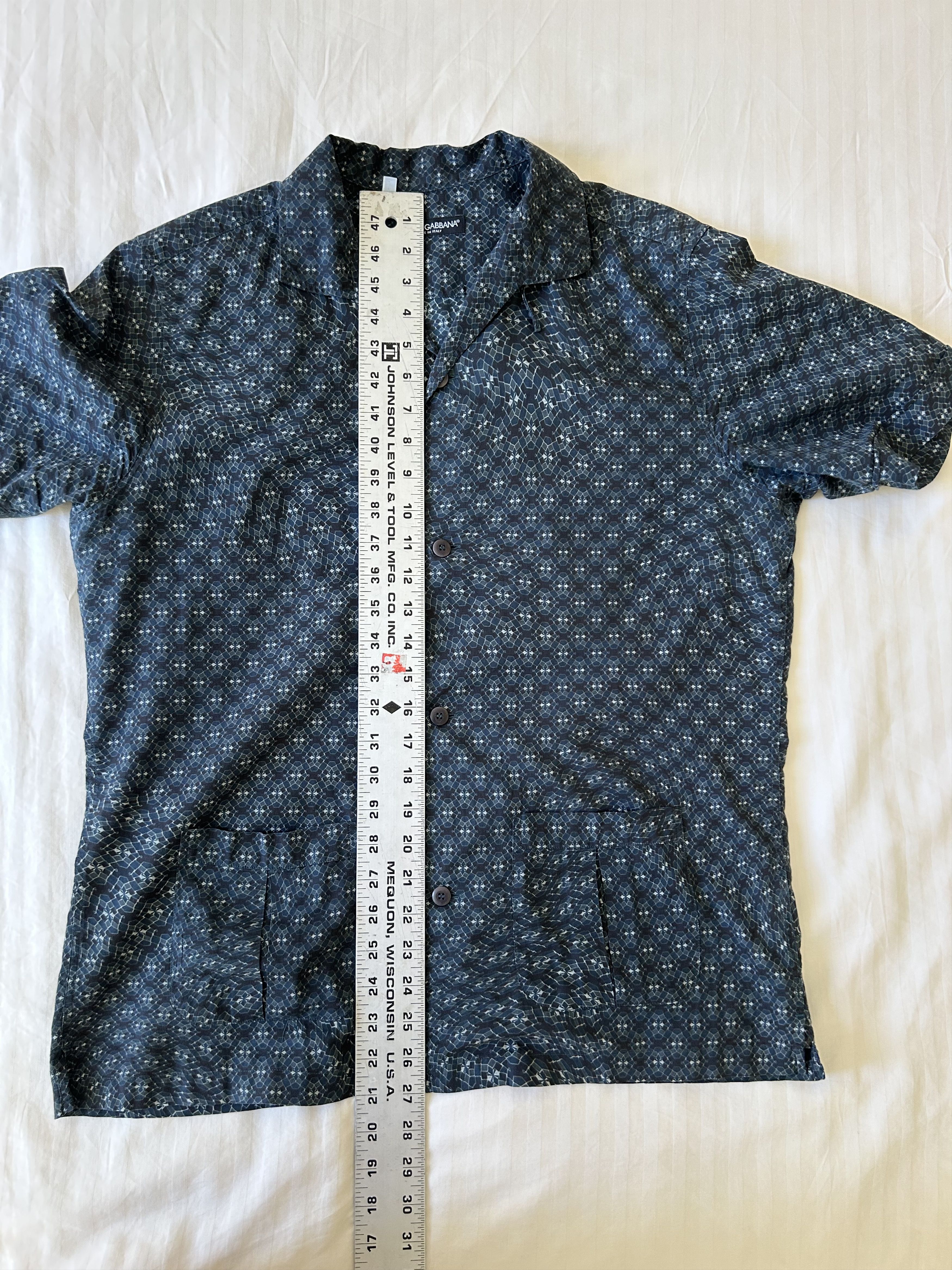 Dolce & Gabbana Dolce & Gabbana Short Sleeve Shirt sz 16 Size US L / EU 52-54 / 3 - 2 Thumbnail