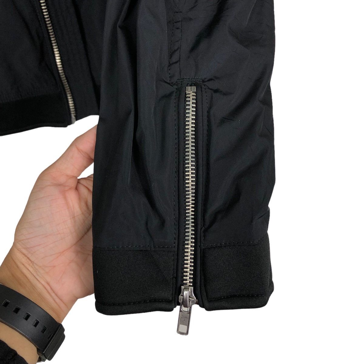 Diesel 🔥Biker Jacket Diesel Zipper Jacket Bondage Parachute Design Size US XXL / EU 58 / 5 - 15 Thumbnail