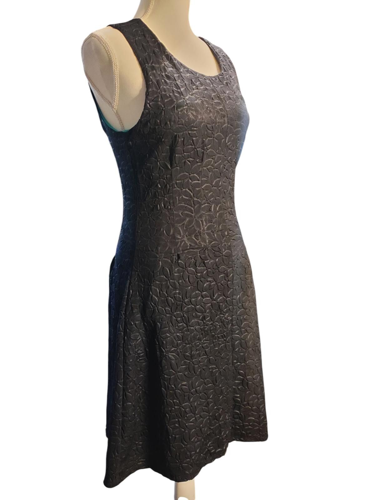 Marvel Comics Maeve by Anthropologie Black Sleeveless Midi Dress Size S / US 4 / IT 40 - 4 Thumbnail