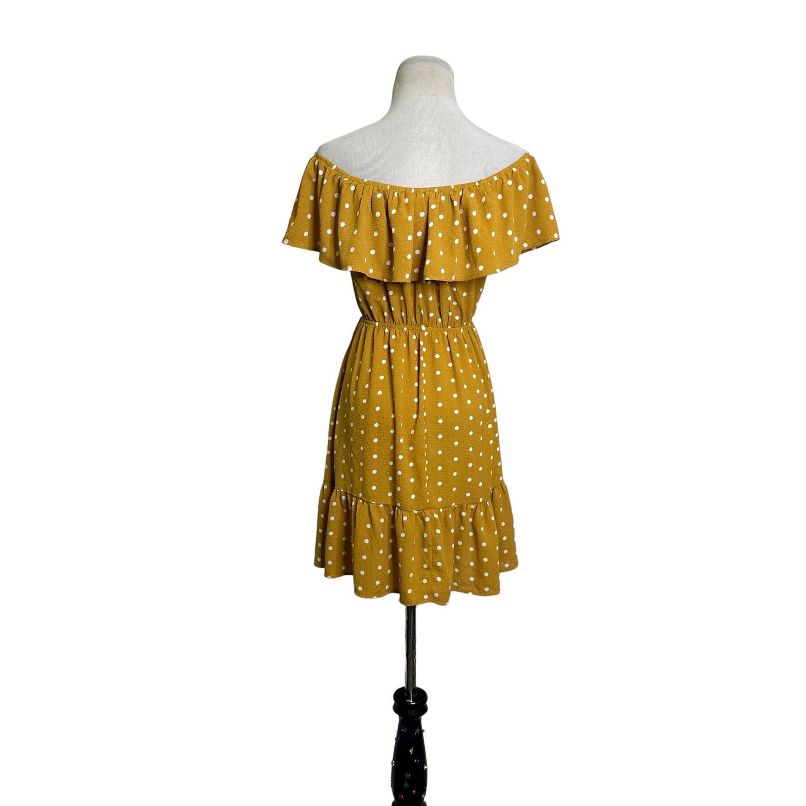 Forever 21 Forever 21 polka dots off shoulder mini dress size Small Size S / US 4 / IT 40 - 10 Thumbnail