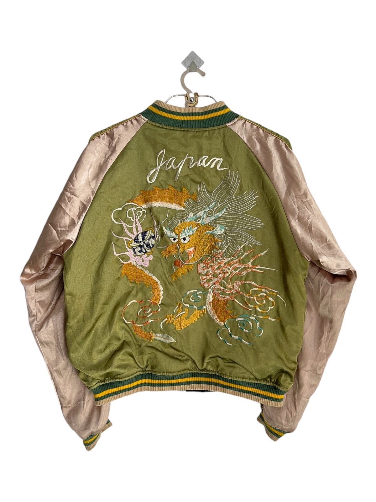 Tailor Toyo 1980s Swivel Zip Vintage Sukajan 2 Side Tiger x Dragon Toyo Size US M / EU 48-50 / 2 - 7 Thumbnail
